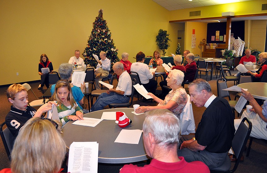 People had fun singing a variety of different Christmas carols while Lily Wohl played the piano during St. Bonifaceâ€™s annual Cookies and Carols event, Sunday, Dec. 11, inside St. Bonifaceâ€™s Parish Hall.