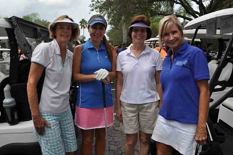 Gullett teacher Denise Touchberry, parent Julie Marra, teacher Barbara Pfeiffer and Principal Kathy Hayes played together.