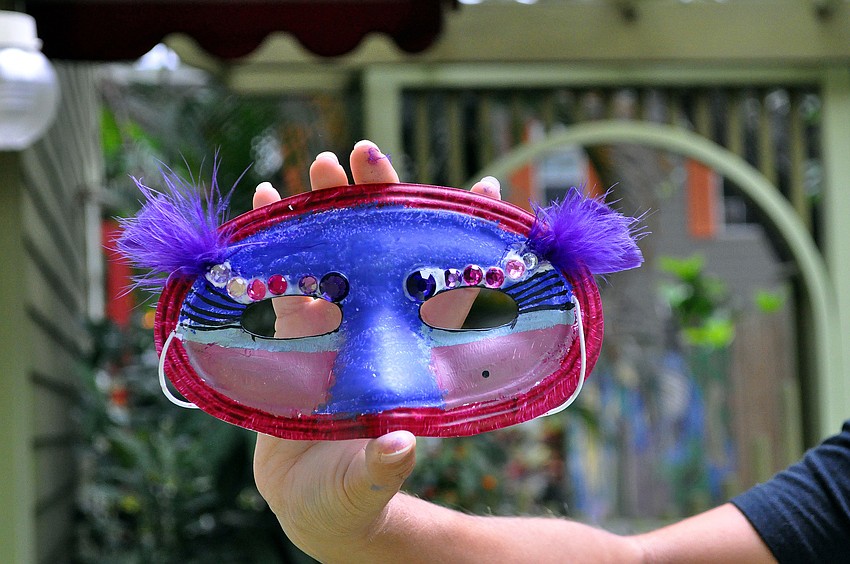 Yazzie Bruss-Schulzâ€™s mask.