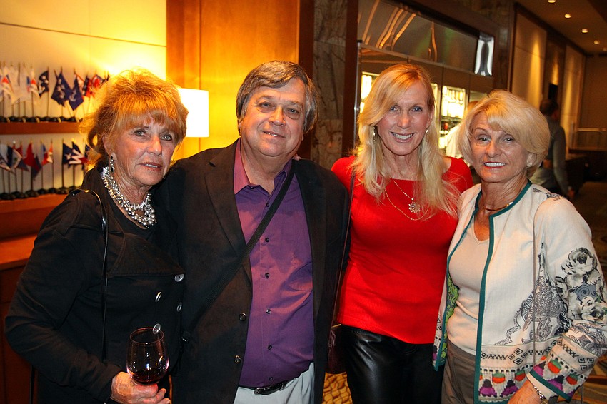 Jean and Tom Tarsy pose with Barbara Jendrysik and Joyce Welch.