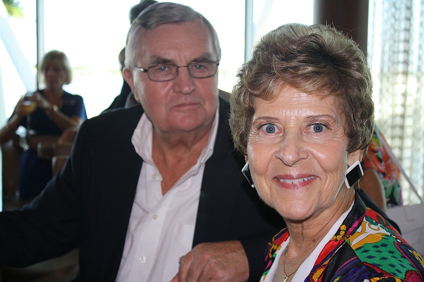 Elof and Marie Rosenblad pose for a photo.