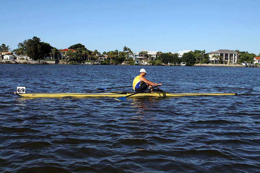 Hiller of Naples placed second in the Mens HS 1X.