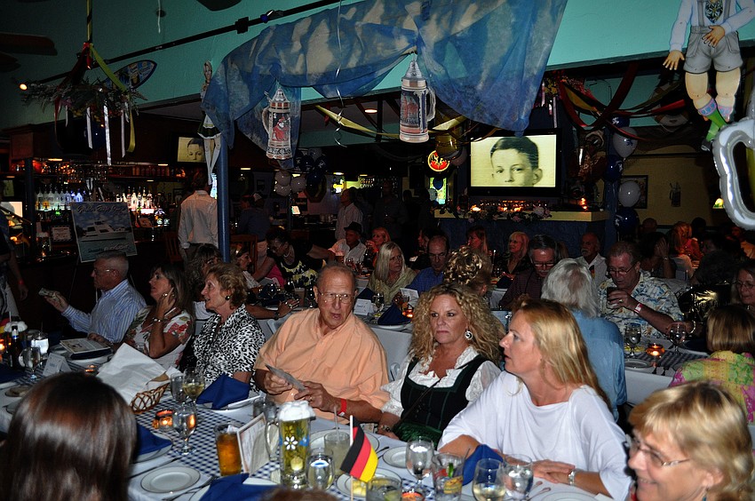 Over 100 people can out and enjoyed to a sit down, vegetarian dinner Thurday, Oct. 6 during the 11th annual Okto-Paw-Fest at the Daiqiuri Deck on SIesta Key.