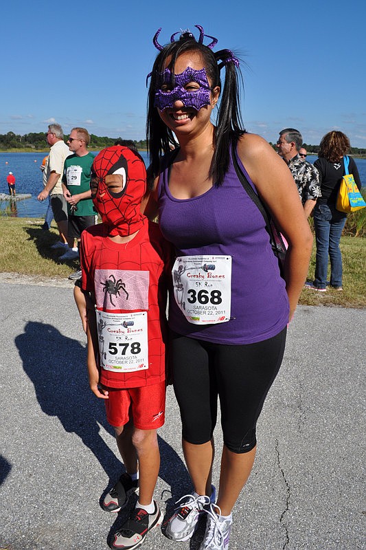 Ricardo and Vivian Salazar dressed up for the costume contest.