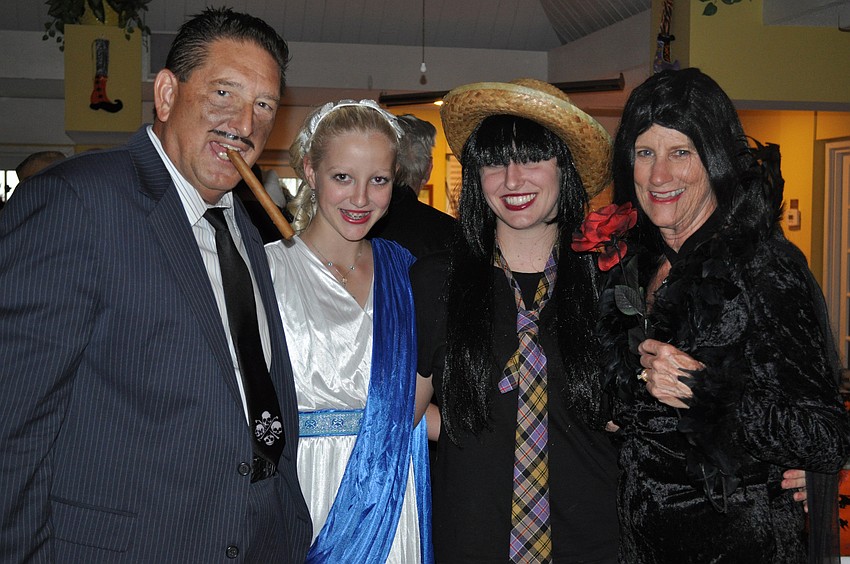 Bill Storms, Vanessa Miller, Savannah Miller and Claudia Storms