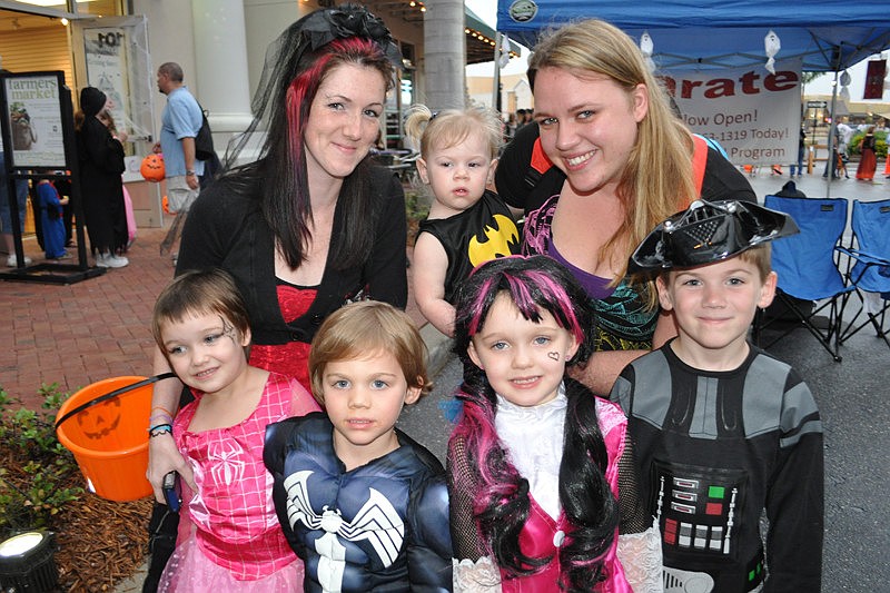 Pictured clockwise from bottom left are: Addy Sales, Dana Holley, Evalyn Holley, Jenna Runstron, Ethan Holley, Faith Sales and Hudson Holley.