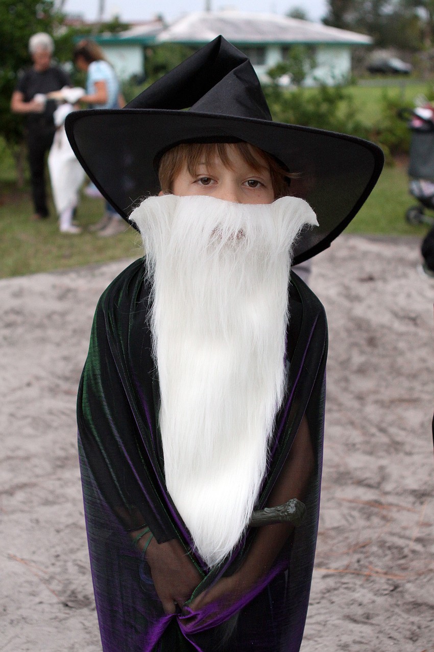 Alex Poplawski, 8 Â¾, went as a wizard.