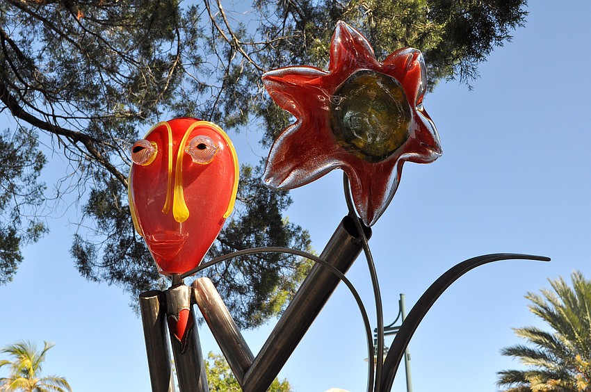 A sculpture created by artist Nick Ruhlman.