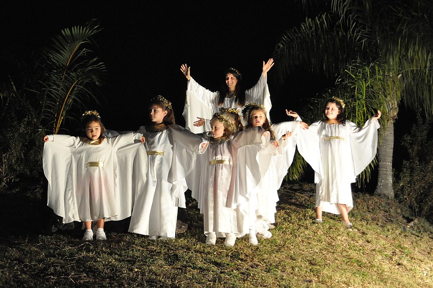 Angels joined in on the celebration.