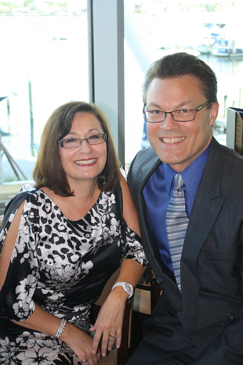 Karen and David Kzepka pose for a photo.