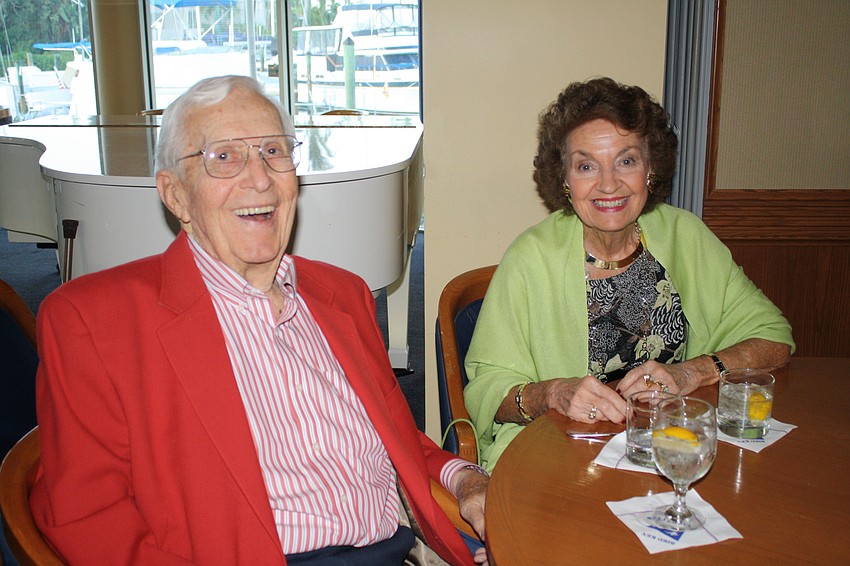 Bill and Patty Schmitt pose for a photo.
