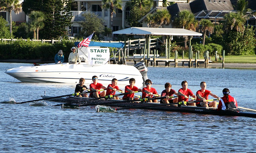 Palmetto came in third in the Mens Youth Novice 8+ division.