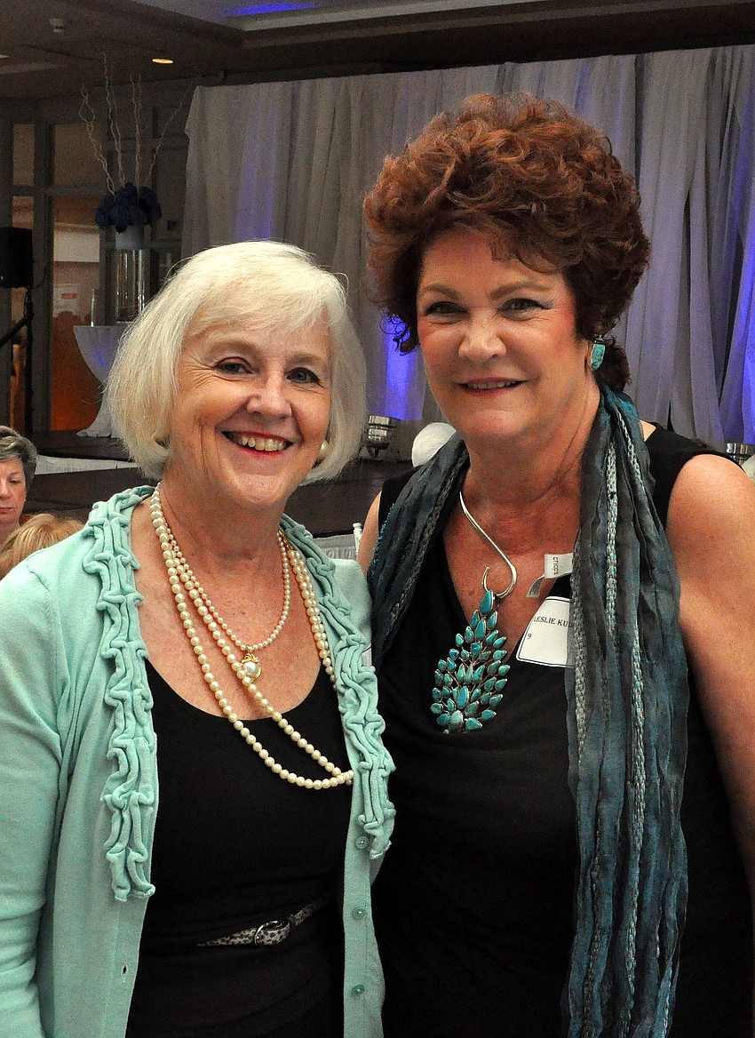 Sandra Slaminko, President of Baby Basics Sarasota, and Leslie Kudla.