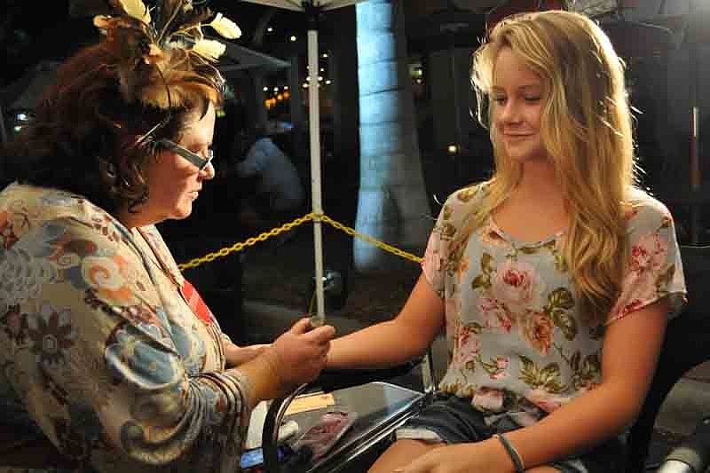 Tiffany David put a tattoo on Samantha Smithburger.