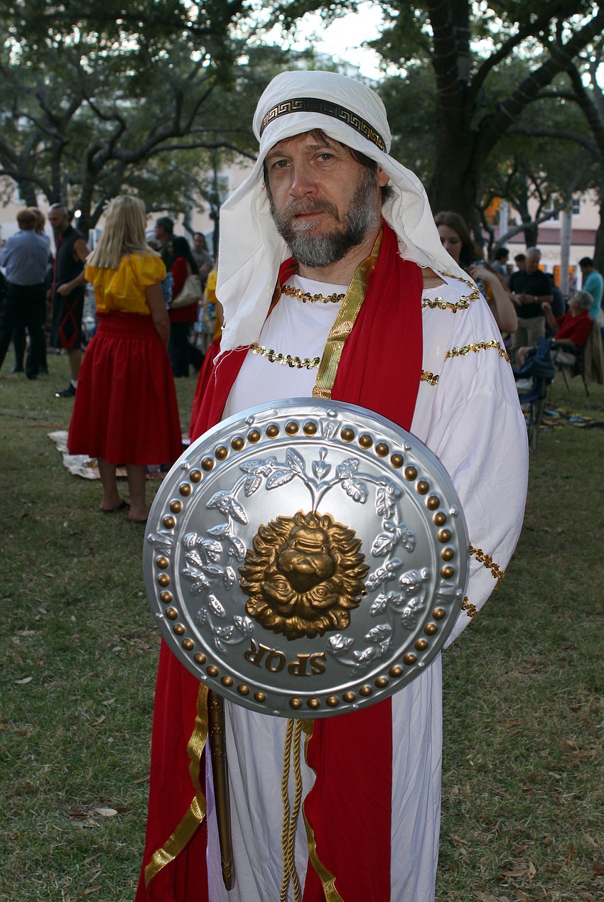 Lawrence Newman as Judah the Macabee.