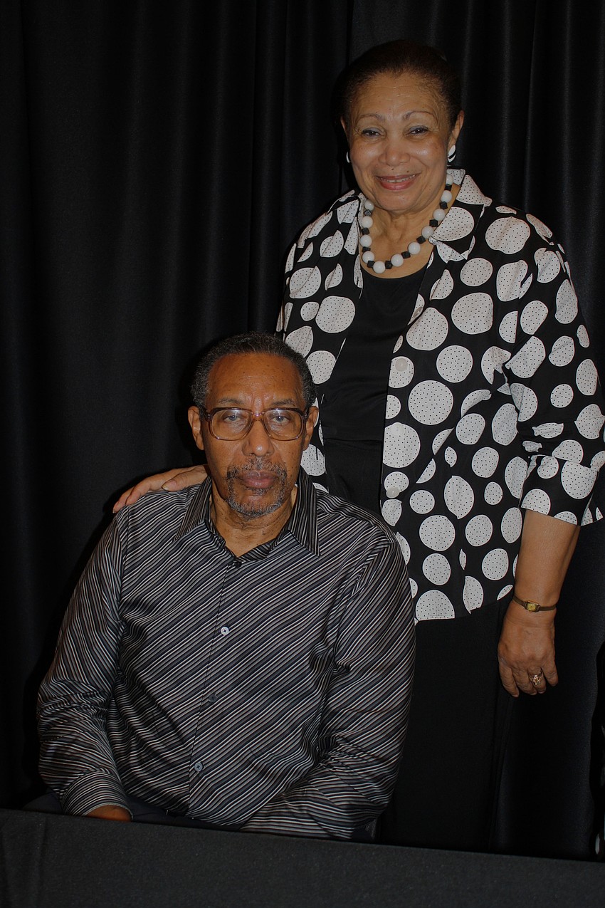 President Elect of Glasser Shoenbaum Human Services Dr. Lou Bertha Mckenzie Wharton poses with her husband Dr. Richard G. Wharton.