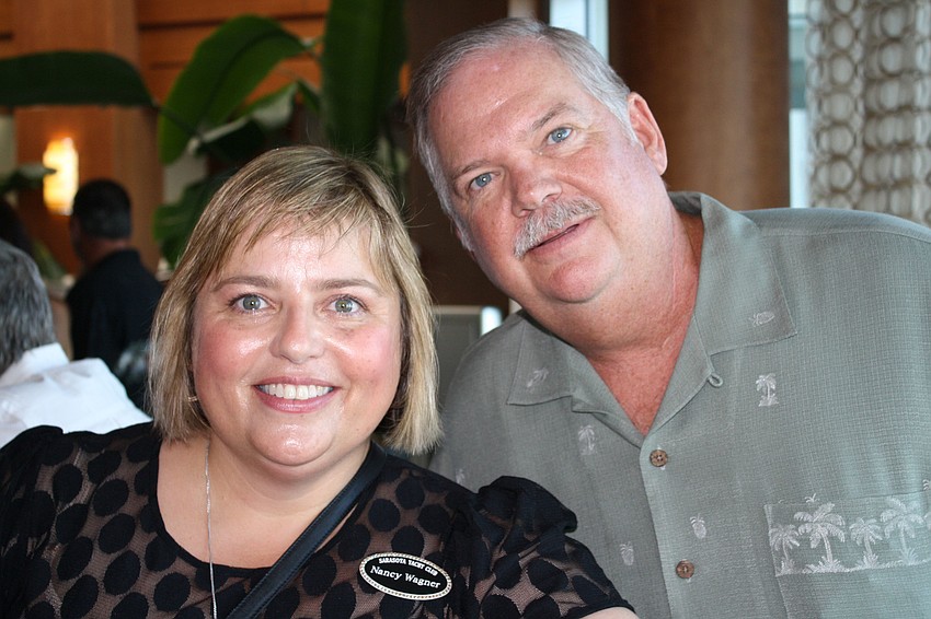 Bruce and Nancy Wagner pose for a photo.
