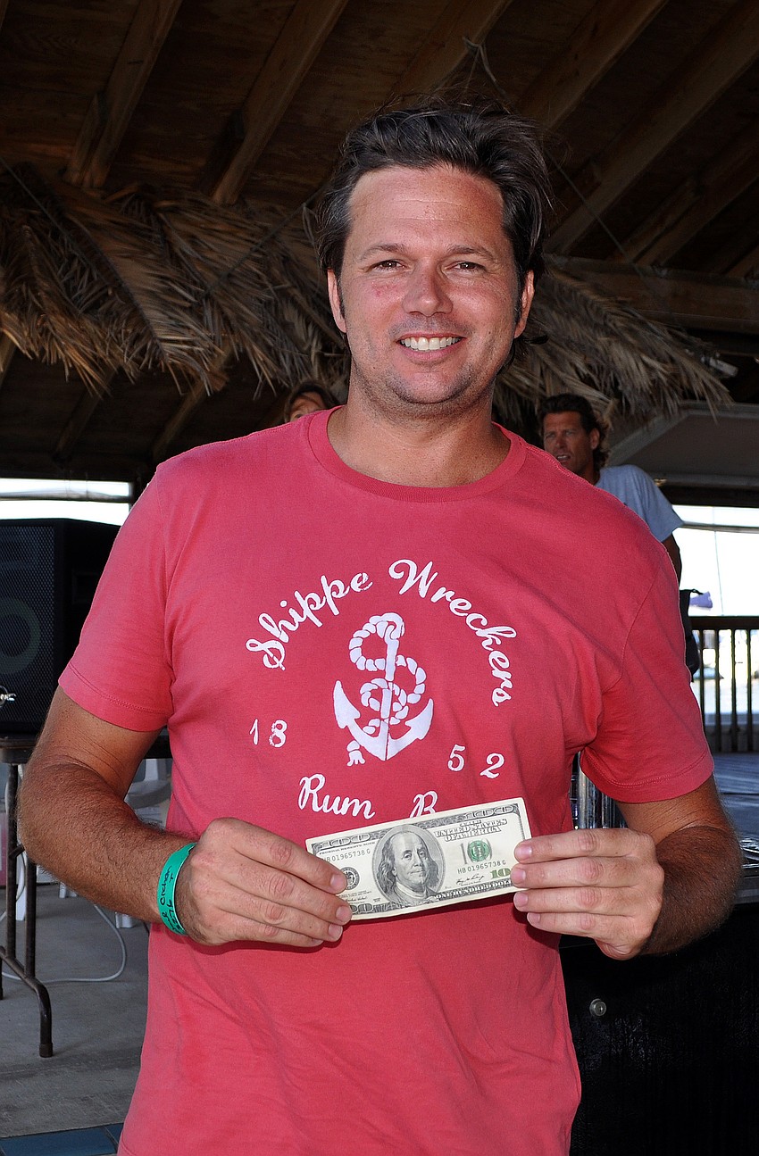 Michael Cichon had the best hand in the poker run with four Kings and walked away with $100.