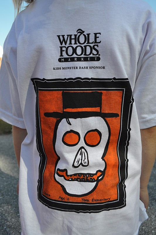 A student from Tara Elementary School designed the logo used on the childrenâ€™s race T-shirts.