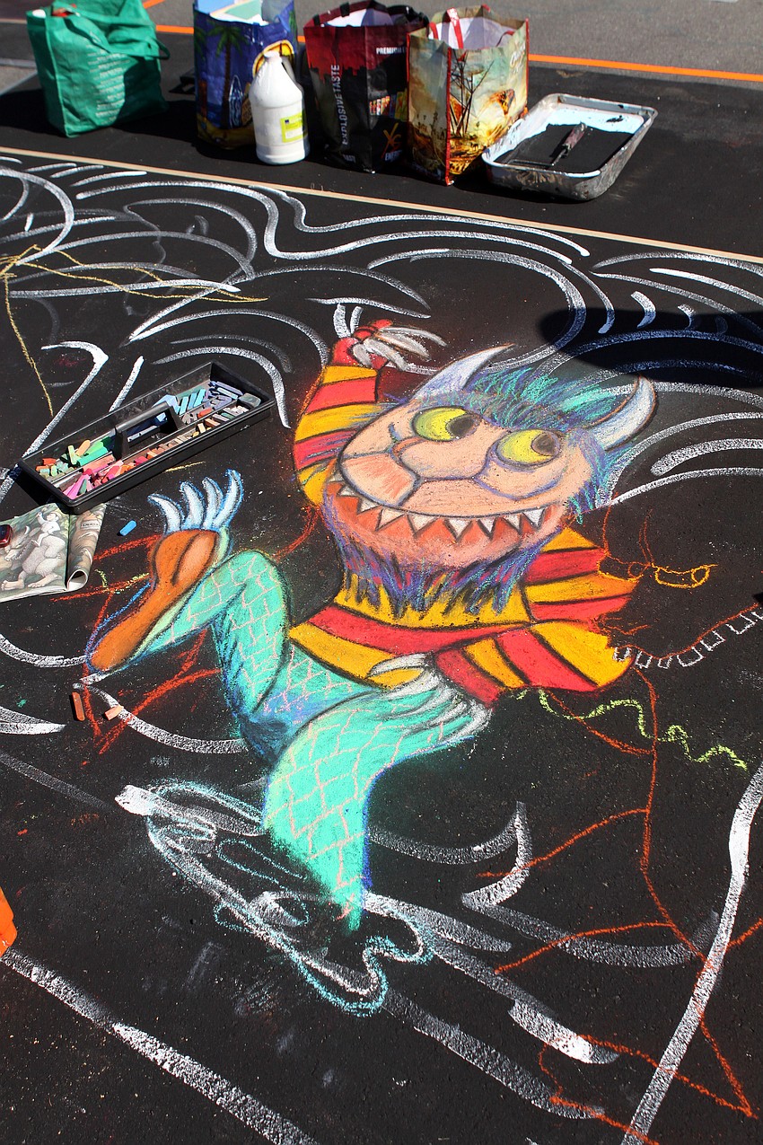 Caroline Karp Babis did her piece based off the popular children's book 