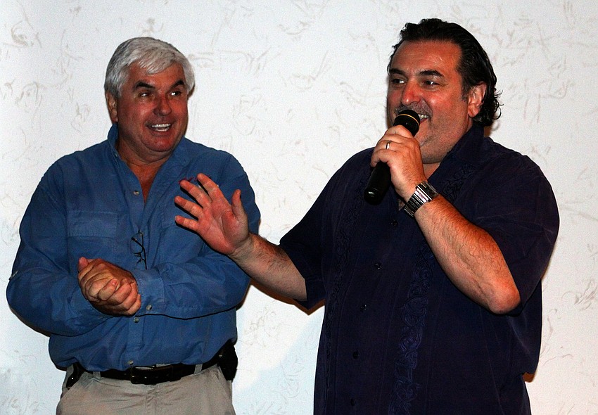Cliff Roles and Phil Mancini were two of the judges at Dr. Idol.
