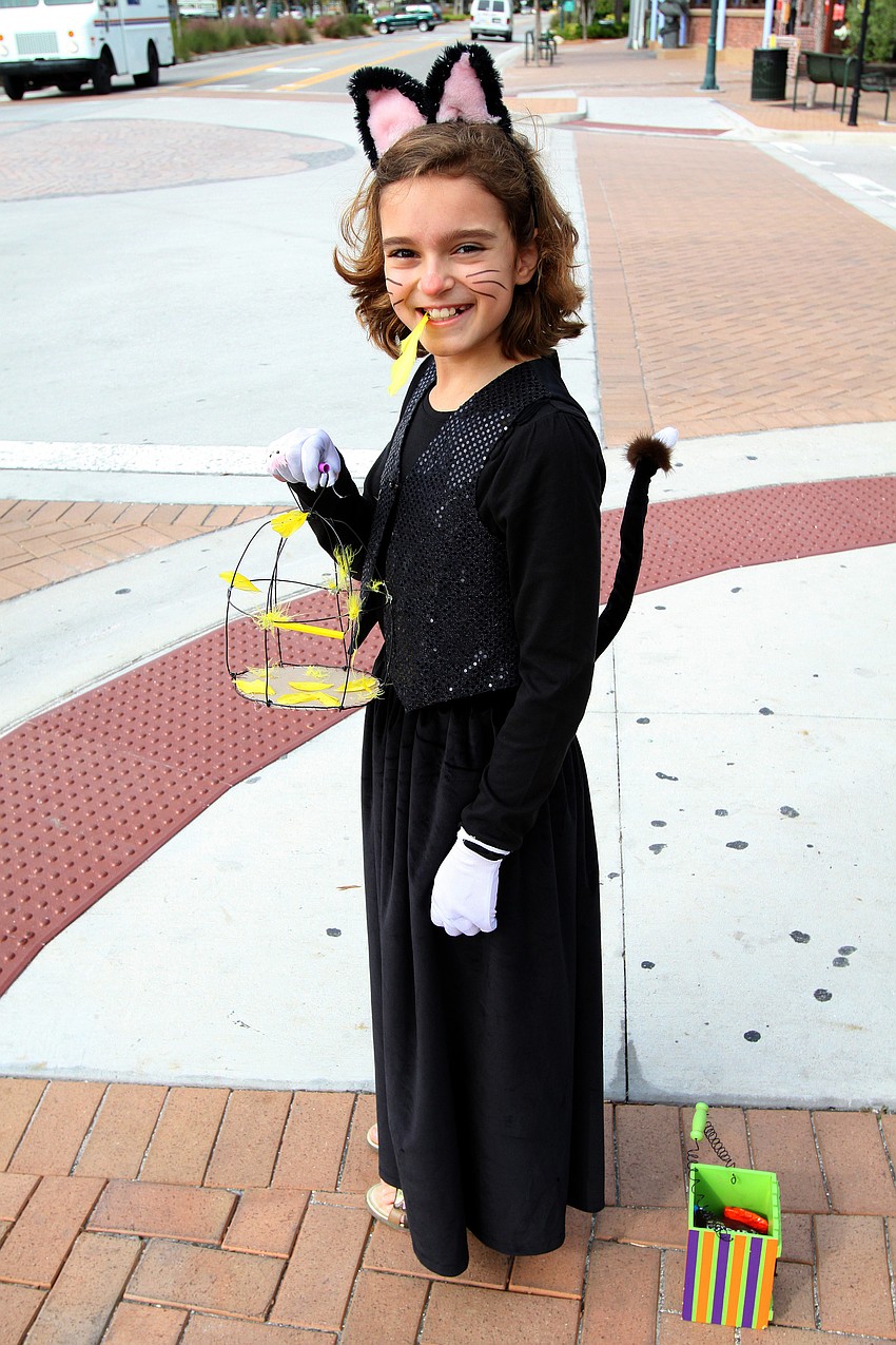 Shannon Scherer, 10, was Sylvester from the â€œLoony Toonsâ€. Scherer is from Toronto, CAN. and visits every year with her family to go trick-or-treating in the Village.