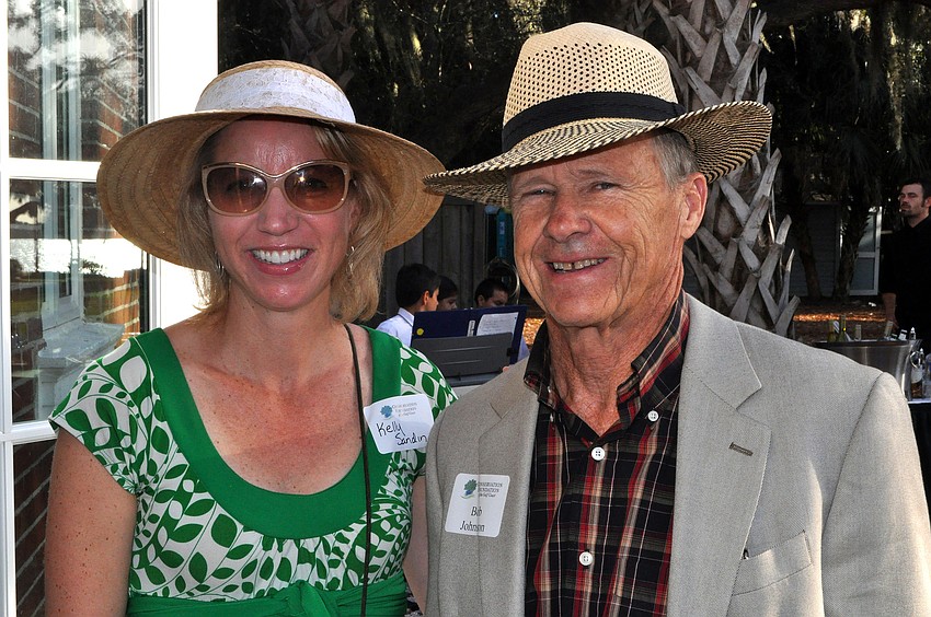 Kelly Sandin and Bob Johnson