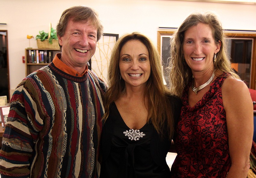 Kim Roberts poses with Mike and Cyndi Seamon.