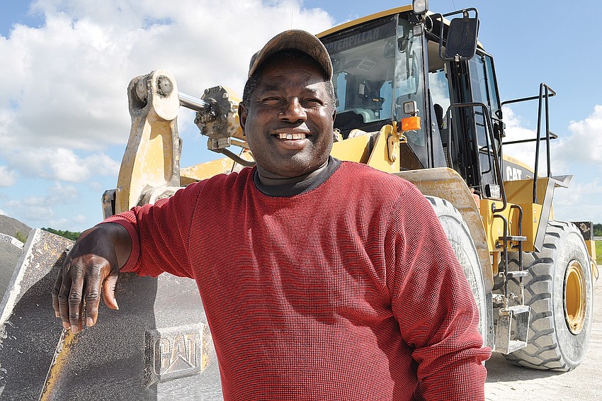 Earl Gibson has worked as a loader/operator at SMR Aggregates, a subsidiary of Schroeder-Manatee Ranch that mines and sells aggregates such as shell and sand, for about 15 years.