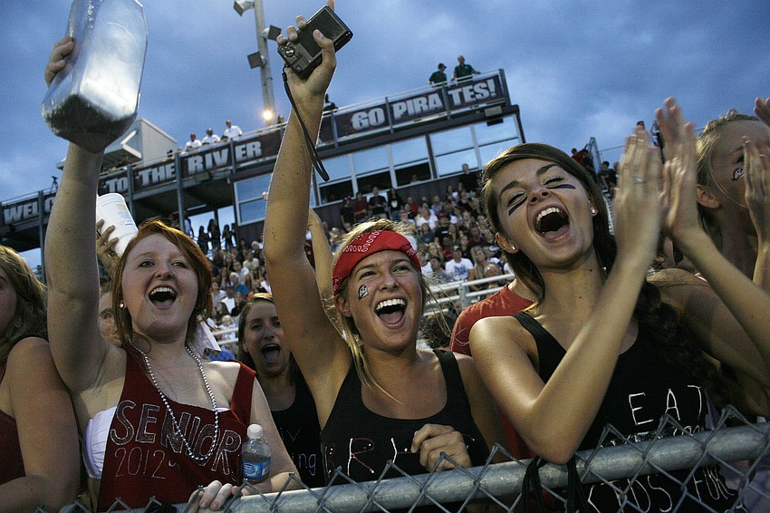 Braden River fans cheered on their team throughout the entire contest.