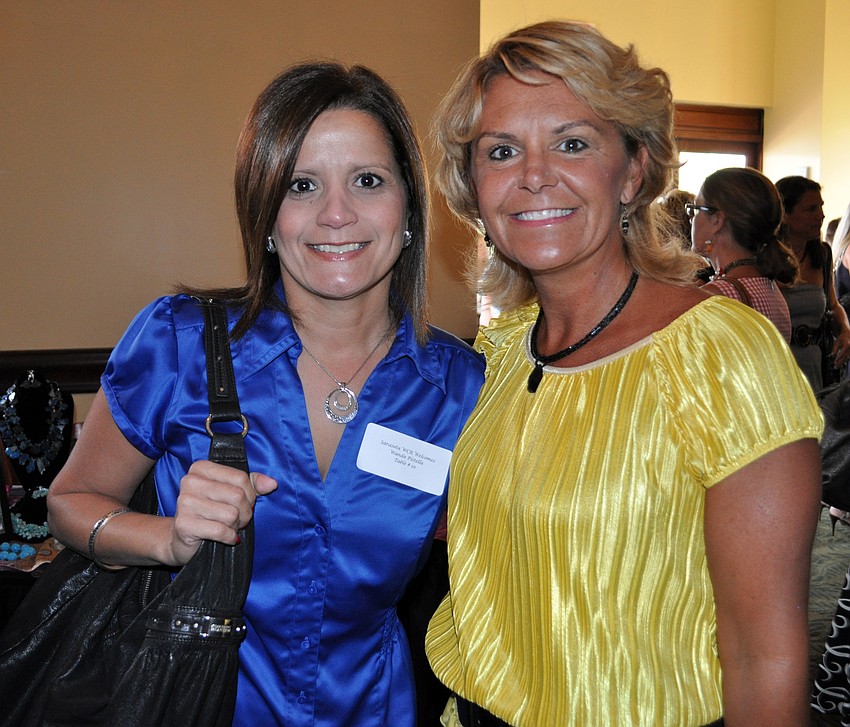 Wanda Pistella of Integrity Title and Tanya Waxler of uKeepCommission Real Estate enjoyed the event.
