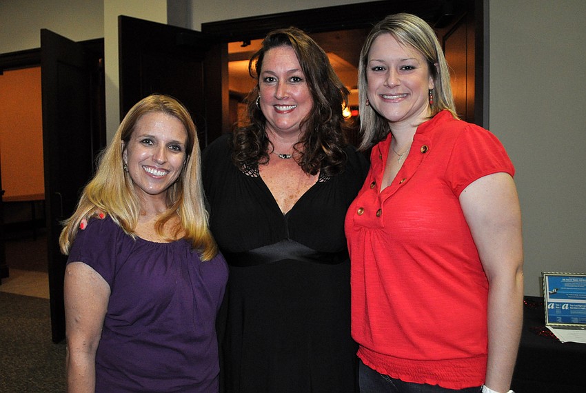Jennifer Smither, Mary Ost and Allison Bielanski are all members of the Junior League of Sarasota.