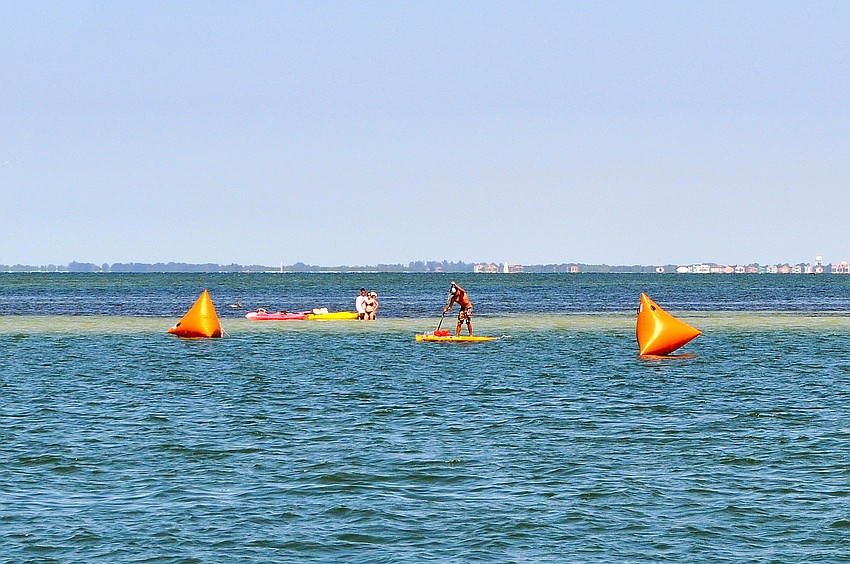 Jay Boggess from West Palm Beach came in first in the sprint race.
