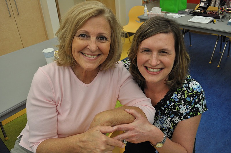 Kathryn Baldauf came out with her daughter, Jennifer Swanson.