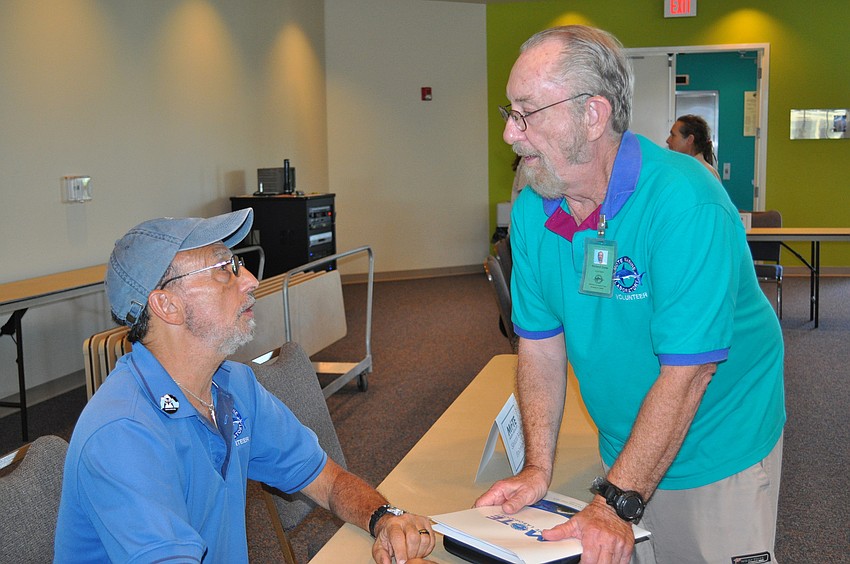 Steve Dickman and Richard Czina are current volunteers.
