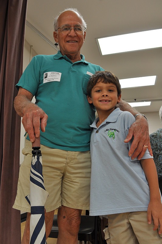 Leo Magalhaes spent time with his grandson Ethan Benton, 6.