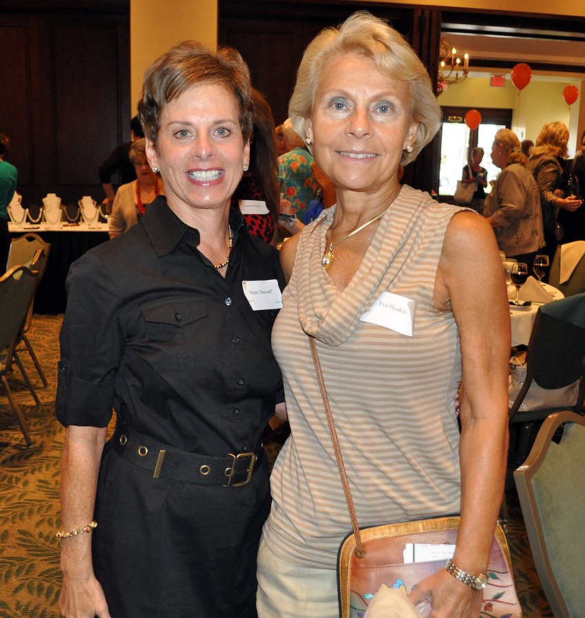 Lakewood Ranch resident Wendy Diamond brought Panther Ridge resident Eva Heakin to the bazaar.