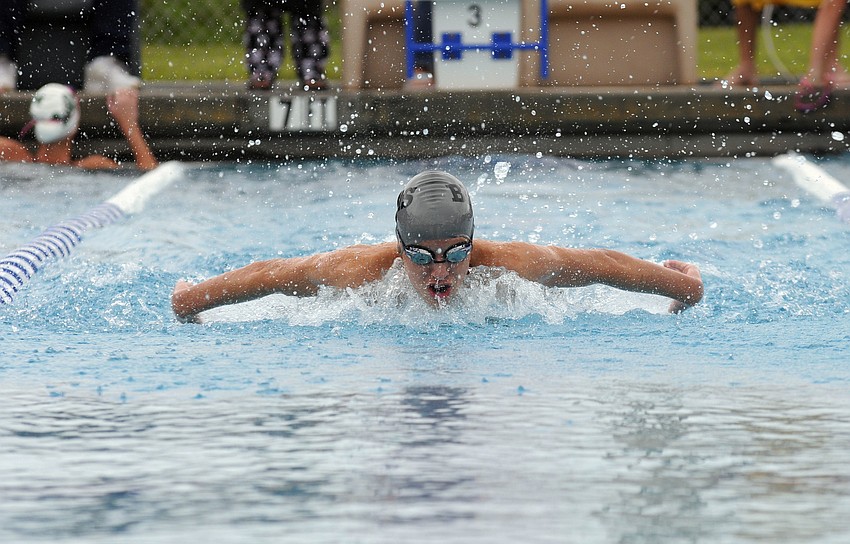 Braden River freshman Luke Morris also swims for the Lakewood Ranch Lightning.