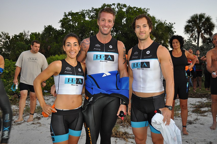 Jesse Bono, John Ambrozic and Damien Blumetti of H & A Racing in Sarasota