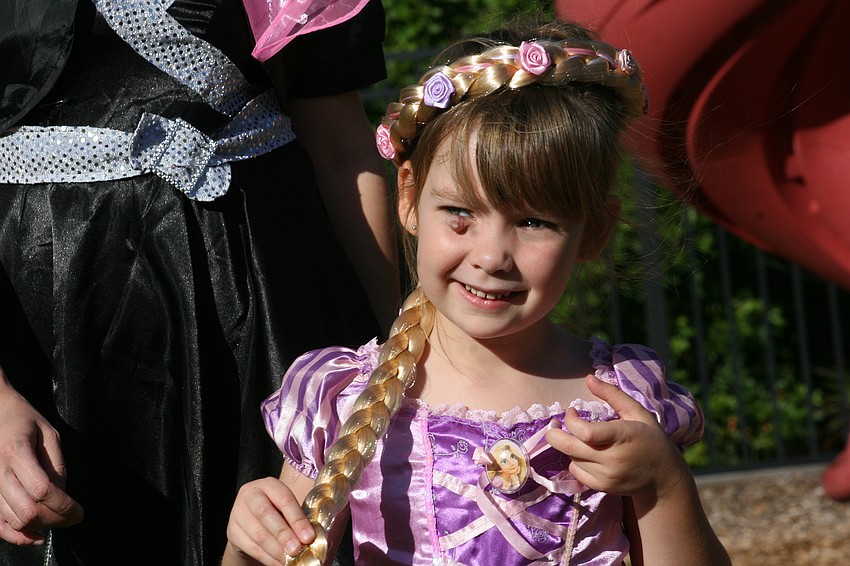 Olivia Mueller had a blast at the Parade of Costumes.