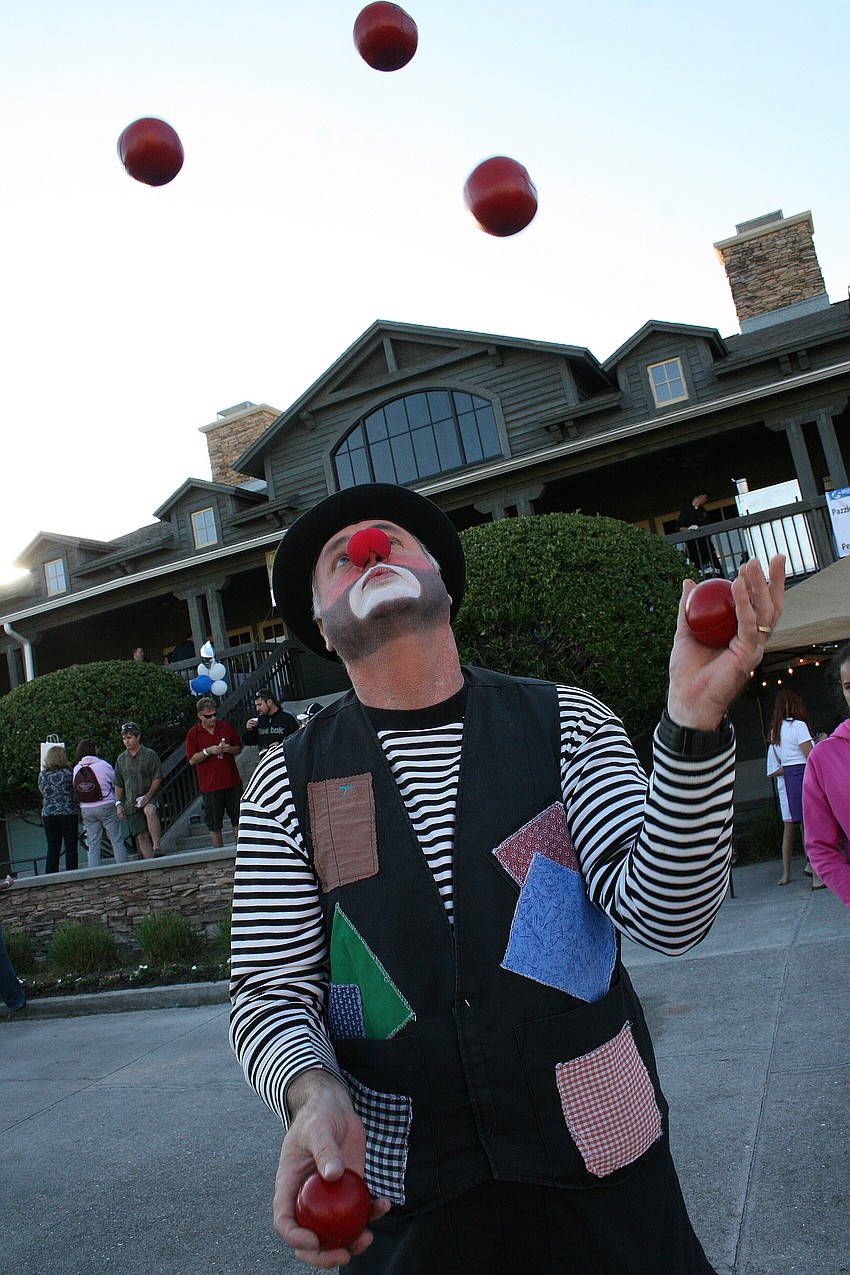 Juggles the Clown definitely lived up to his name.