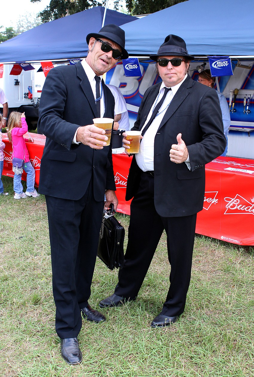 The Florida Blues Brothers, Bob Kress, as Elwood, and Dan Jake Likins, as Jake.