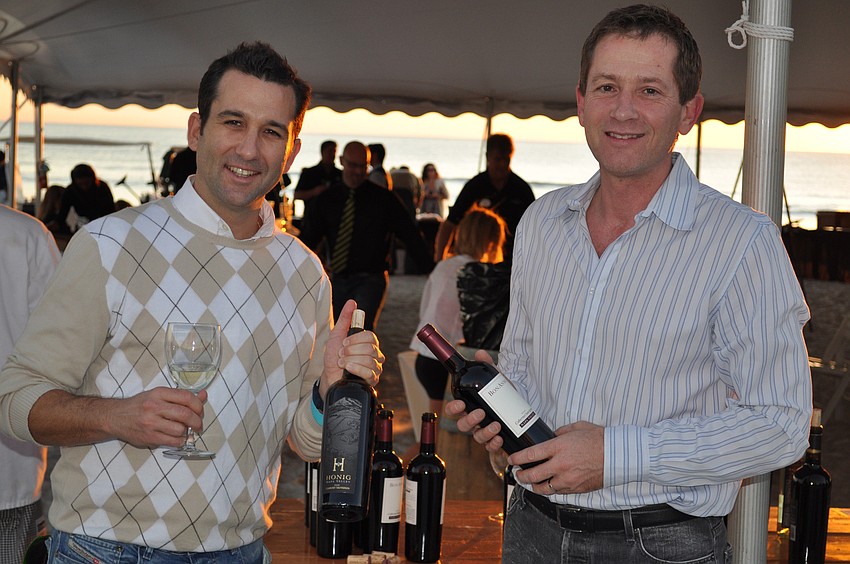 Matt Bonanno of Bonanno Winery and Michael Honig with Honig Winery