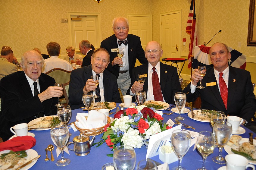 Winn Taplin, Don Harvey, George Measer, Jim Martin and Bill Cooper