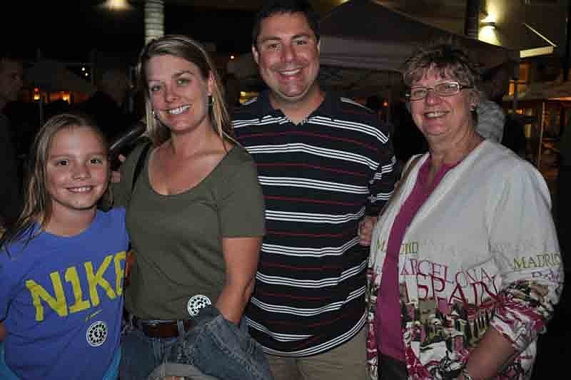Whisper Bend resident Emma Anthony enjoyed the evening with her parents, Sheila and David, and grandmother, Judie Bailey.