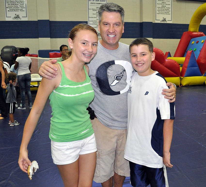ODA Athletic Director Noel Beaulieu enjoyed spending time with his 13-year-old daughter Alexa and 11-year-old son Blake.