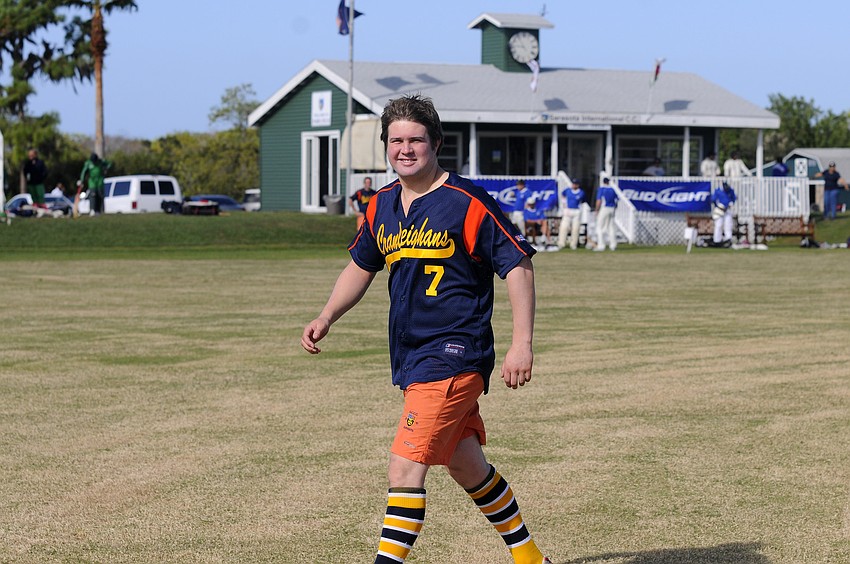 Sam Langmead plays for the Old Cranleighan Cricket Club.