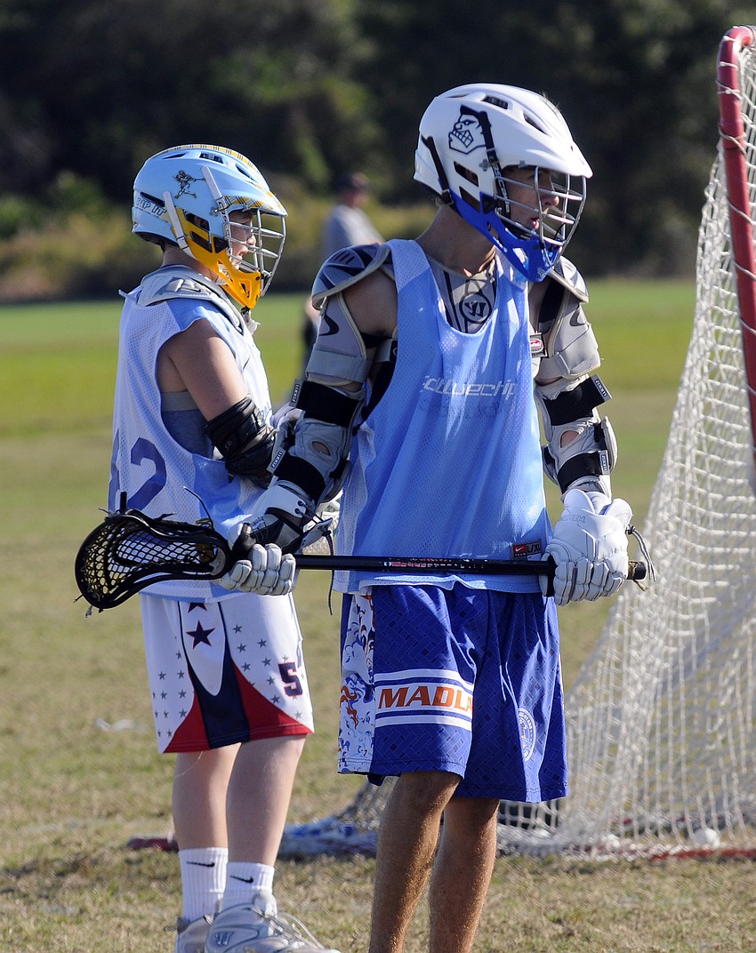 Fourteen-year-old Daniel Meeks traveled up from Naples to participate in the 3d Blue Chip national recruiting camp.