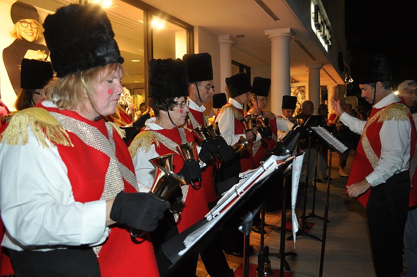 A bell choir from St. Joseph Church in Bradenton rang holiday favorites