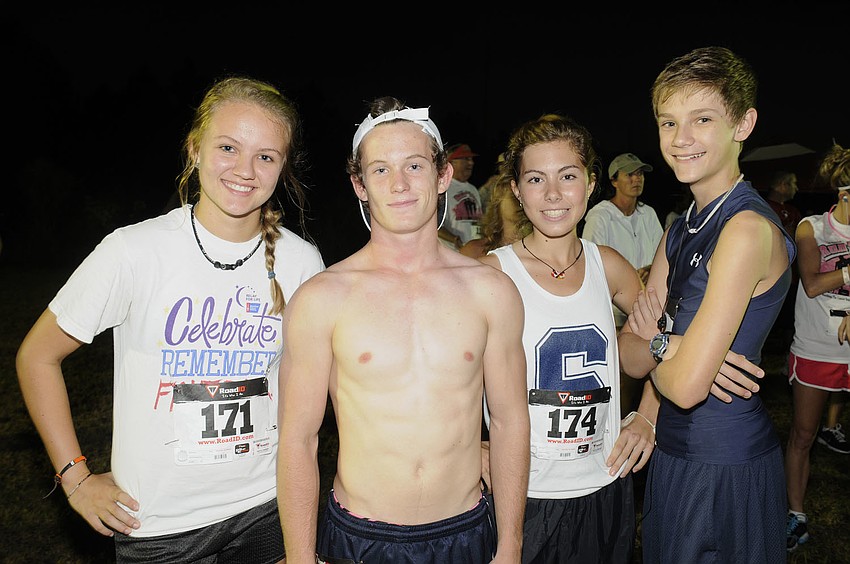 Sarasota Crew. Left to Right:, Leanna Knopik, Oliver Jennings, Courtney Astore, Rogers Knopik